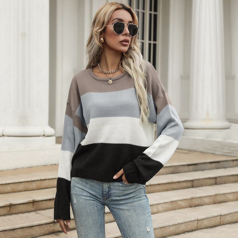 Long sleeved sweater for women